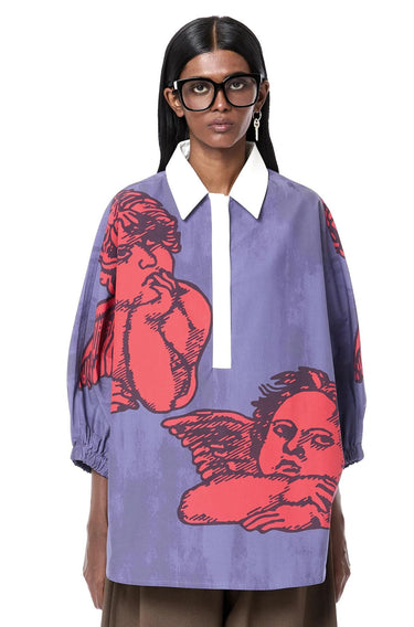 Cupid Polo Batwing Shirt-Tops-Dhruv Kapoor-Debs Boutique